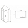 Abber Schwarzer Diamant AG30110MH-S70M-S70M Душевой уголок, 110x70x195
