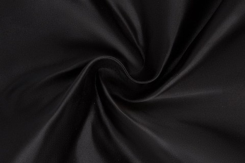Ткань Атлас дюпон (черный) №19