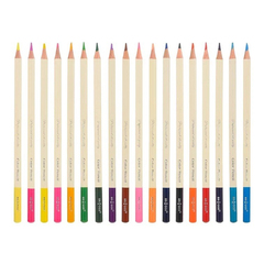 
          Карандаши цветные, Basir, деревянные, белый корпус, цветная упаковка, 18 шт