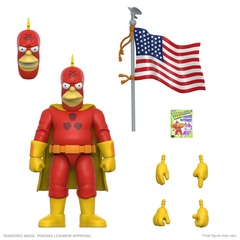 Фигурка Ultimate Super7 The Simpsons: Radioactive Man