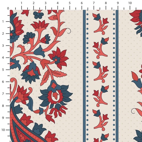 Ткань для пэчворка JulidoQuilt Русские сезоны-1