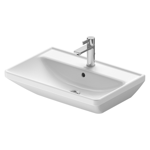 Duravit D-Neo Раковина накладная 650х440  мм, с переливом, с 1 отв. под смеситель, цвет: белый 2366650000