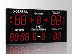 Табло для волейбола Импульс 721-D21x4-D15x9-S4-A2