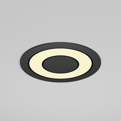 Встраиваемый светодиодный светильник Maytoni Vector DL102-12W2.7K-B