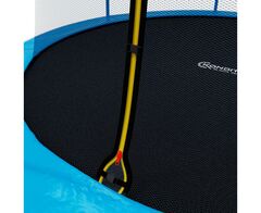 Батут каркасный с сеткой DFC Kondition 14 ft с лестницей