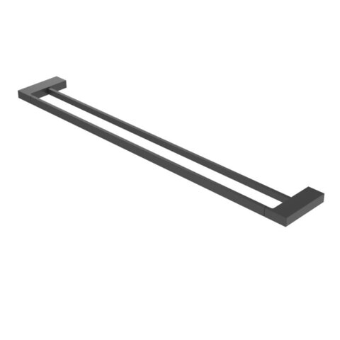 Cezares SLIDER-THD-80-NOP SLIDER-THD-80-NOP Полотенцедержатель двойной 80 см, исполнение черный матовый