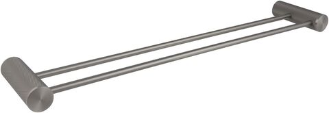 Allen Brau 6.31C12-MG 6.31C12-MG PRIORITY 4.0 Держатель для полотенца 600x113x35мм, двуряд., латунь, графит браш (331454)