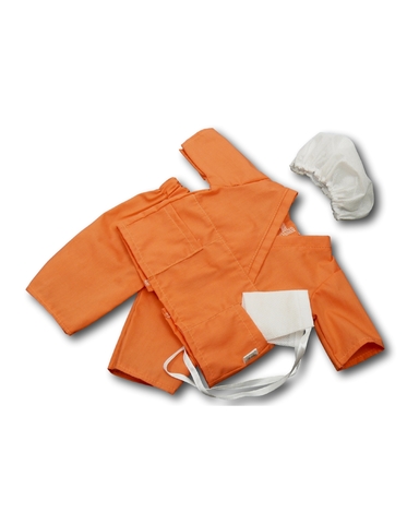 Хирург - Оранжевый. Одежда для кукол, пупсов и мягких игрушек.