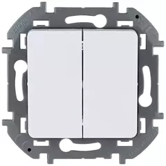 INSPIRIA Выключатель 2-кл. белый 673620