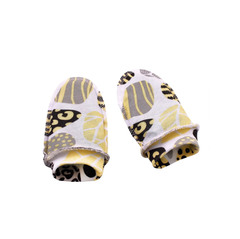 Рукавички-антицарапки (светло-желтые камешки)