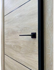 Межкомнатная дверь VFD (ВФД) URBAN 2 Sand Vellum BLACK MOULD / BE