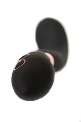 Черный силиконовый вибратор Torrent - 20,5 см. - 