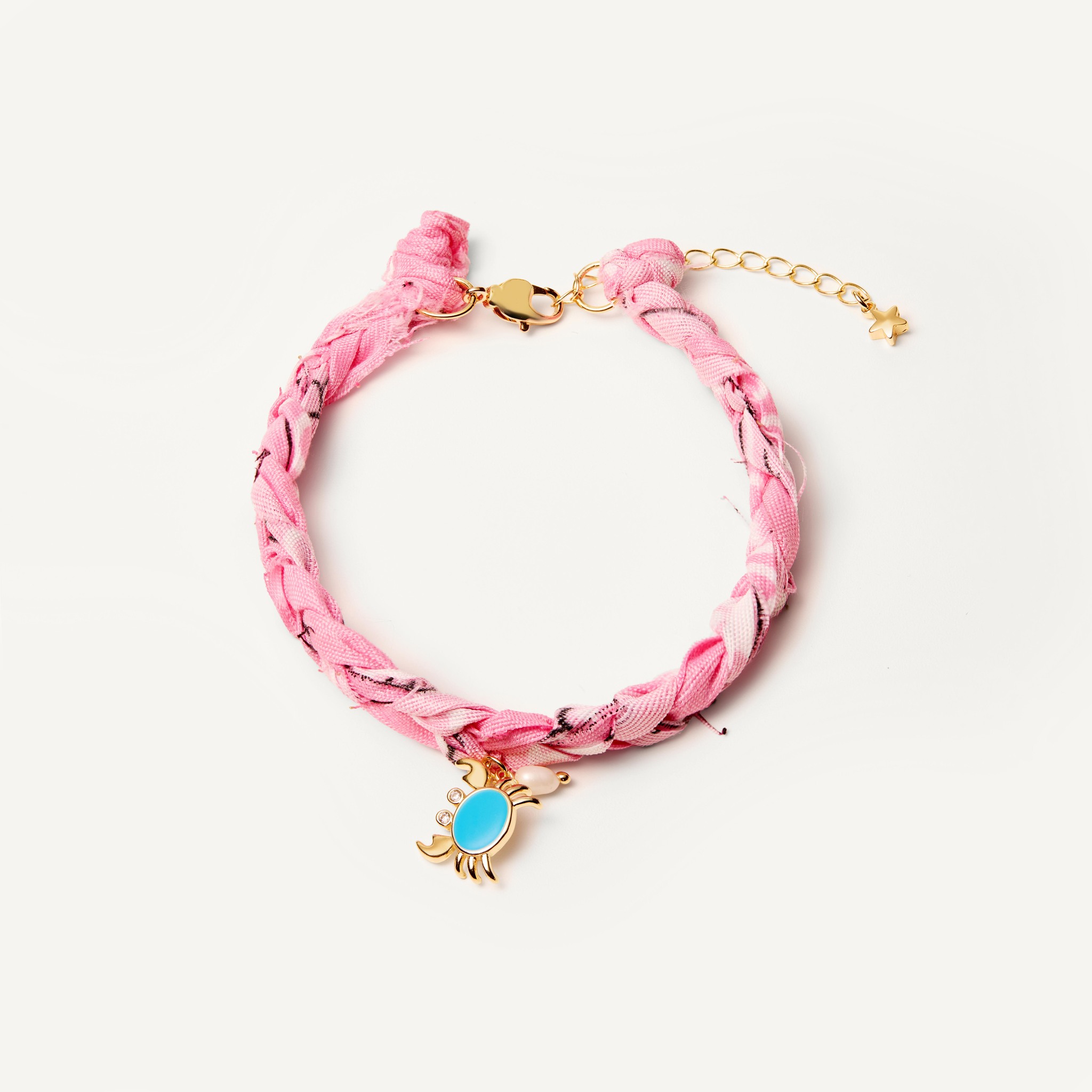 

Анклет Braded Bandana Anklet - Pink