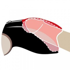 Мастурбатор мужской Fun factory COBRA LIBRE II, черно-красный