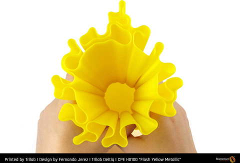 Пластик для 3D-принтера Fillamentum CPE HG100 Flash Yellow Metallic