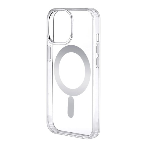 Силиконовый чехол с магнитом (MagSafe) Clear Case для iPhone 13 Pro (6.1") 2021 (Прозрачный)