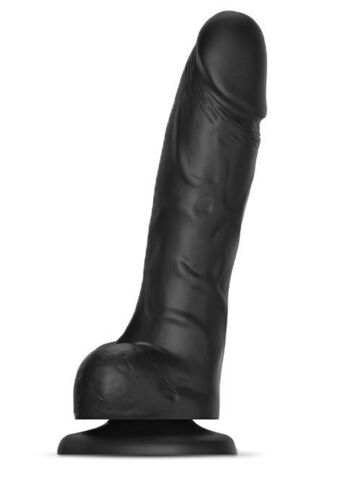 Черный фаллоимитатор Strap-On-Me Sliding Skin Realistic Dildo size L - Strap-on-me 6016404