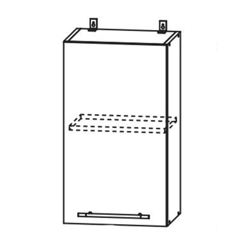 Кухня Страйп Шкаф верхний ШВ 400