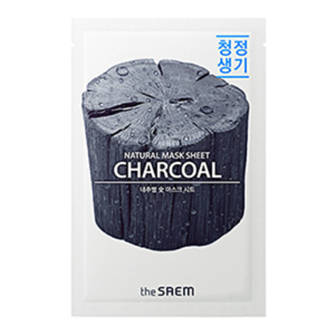 the Saem Natural Charcoal Mask Sheet