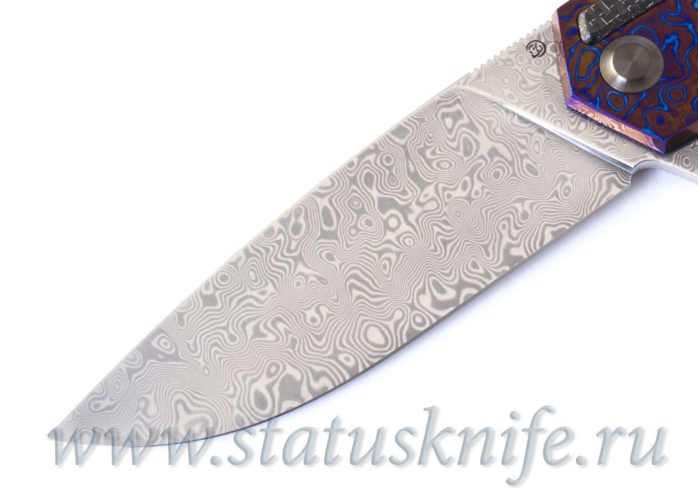 Нож Чебуркова Касатка Whale Custom тимаскус дамаск