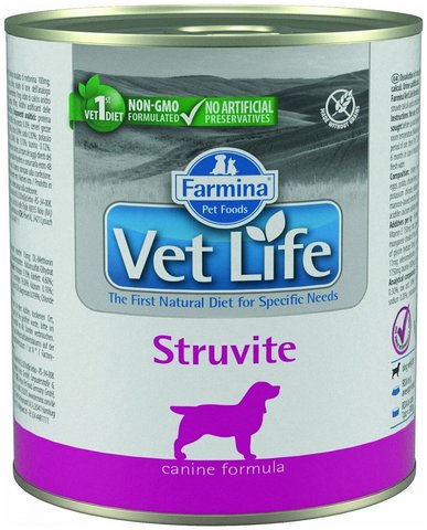 Farmina Vet Life Natural Diet Dog Struvite Консервы для собак Диета при струвитах Паштет