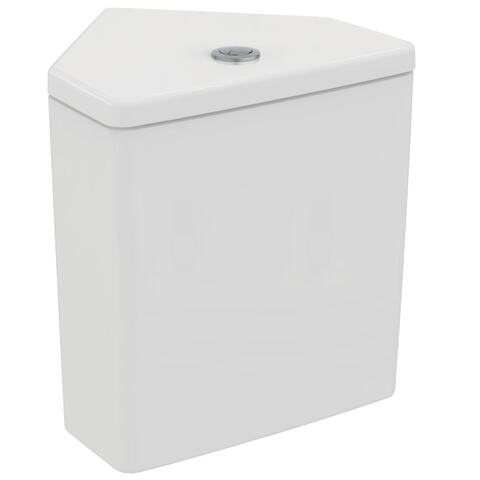 Ideal Standard T520101 Ideal Standard i.life S Угловой бачок для унитаза, нижняя подводка, 4,5/3 л