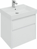 Aquanet 245240 Тумба с раковиной Nova Lite 60 2 ящ. цв. бел. глянец (245240)