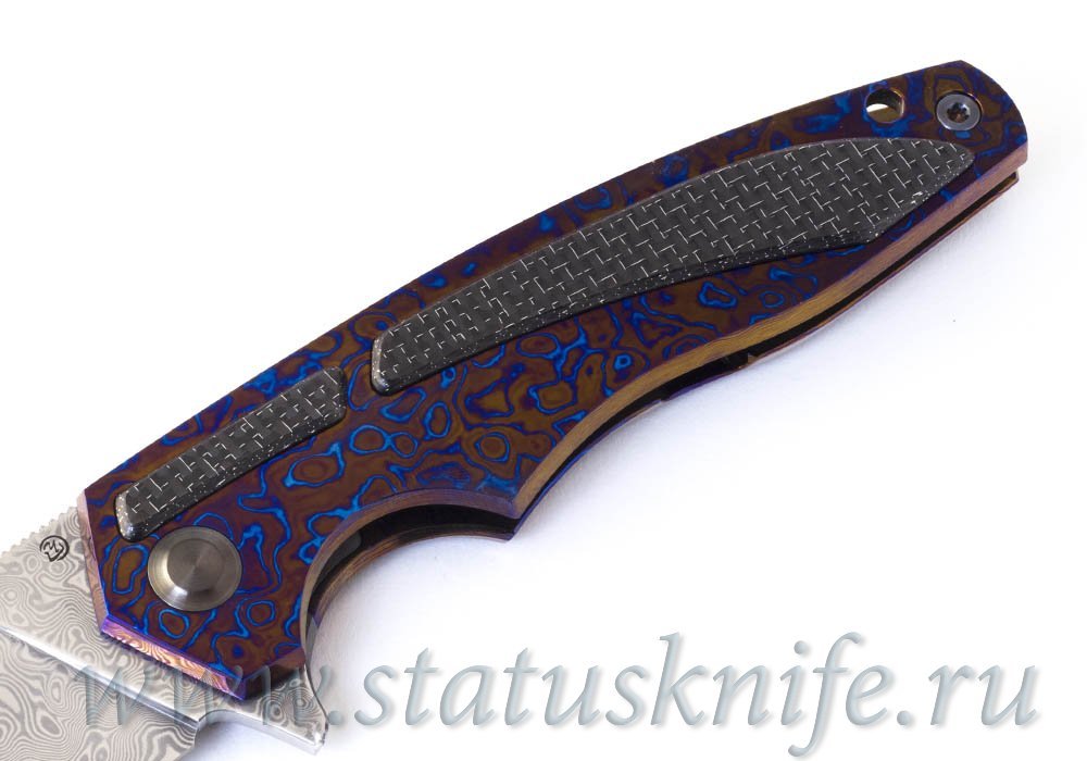 Нож Чебуркова Касатка Whale Custom тимаскус дамаск