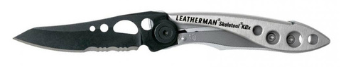 Нож перочинный Leatherman Skeletool Kbx серебристый/чёрный (832619)