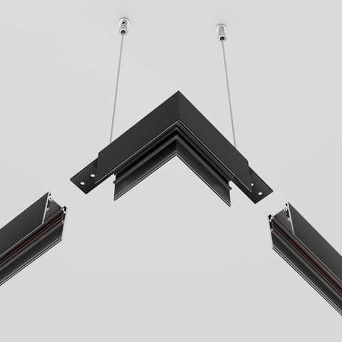 Коннектор угловой накладной Maytoni Exility TRA034HCL-41B