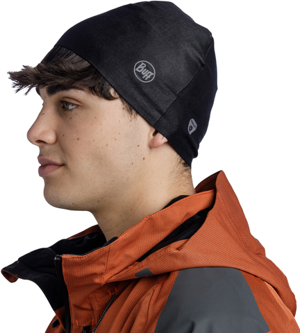 Картинка шапка Buff Hat Thermonet Solid Black - 2