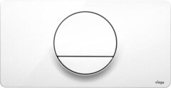 Viega 654498 Visign for Style 13 кнопка смыва (пластик) для смывных бачков, белый фото