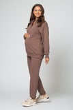 Cпортивный костюм для беременных и кормящих 16246 шоколад