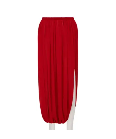 Восточные брюки алые