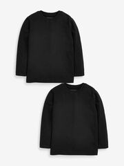 Лонгслив для мальчика Next 307-919, 2 шт., Черный