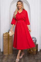 Платье с поясом Доминанта НЬЮ (алое) П14614-16М LT Collection