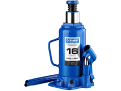 ЗУБР 16 т, 228 - 465 мм, бутылочный гидравлический домкрат, Профессионал (43060-16)