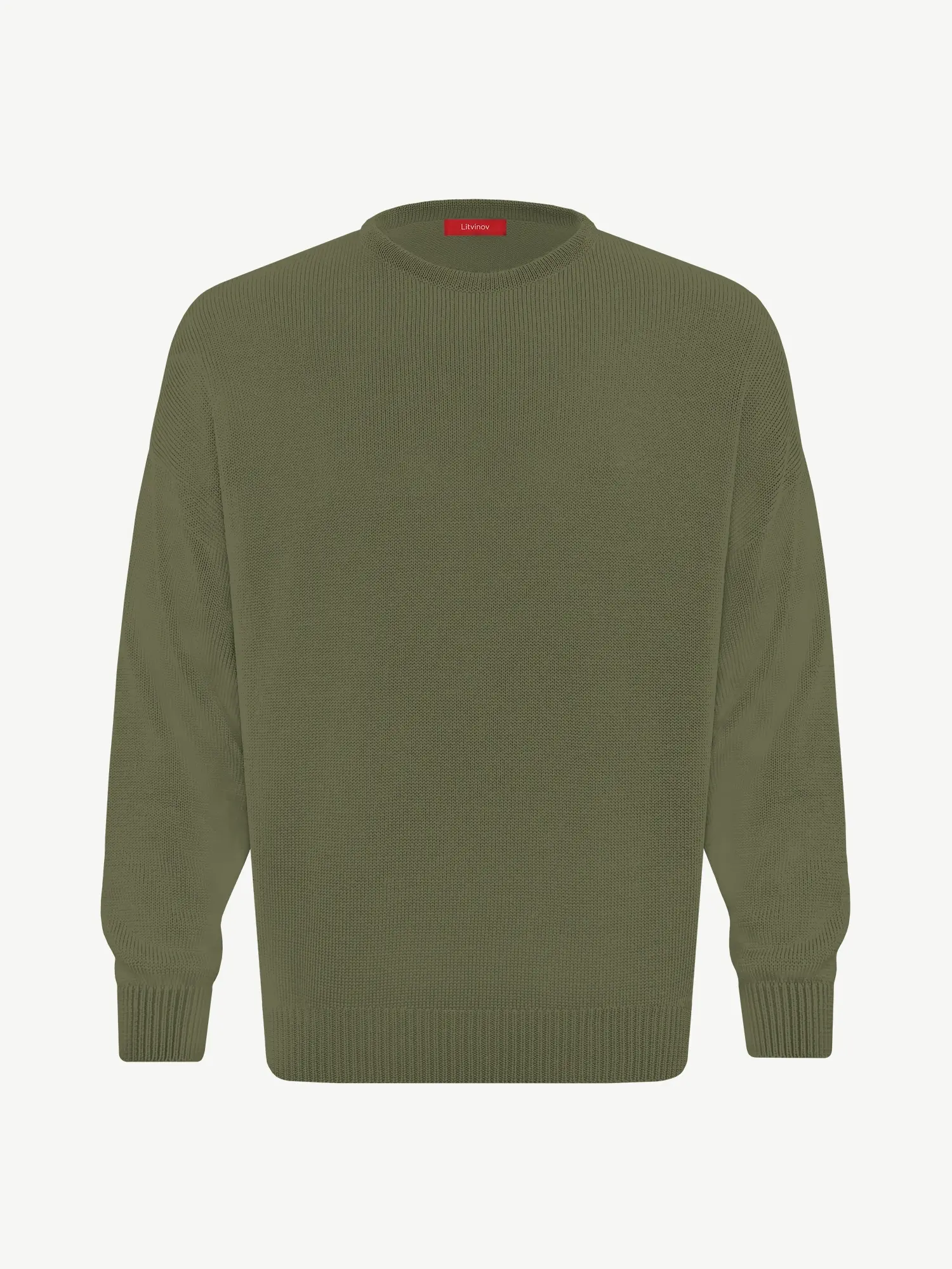 Джемпер оверсайз из экохлопка