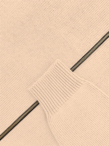 Толстовка на замке из мягкой шерсти