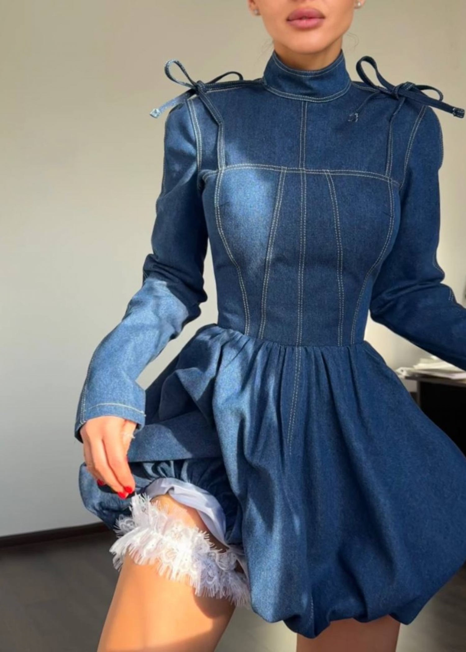 Платье Революция, Синий