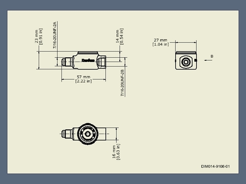 Danfoss 014-0021 Смотровое стекло SGI 6