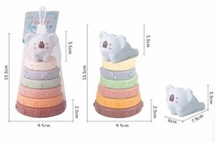 Резиновая пирамидка Коала в сетке 19 см