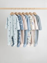 Комбинезон / Cлип для малышей Next AW3-047, 7 шт., Голубой, Бежевый