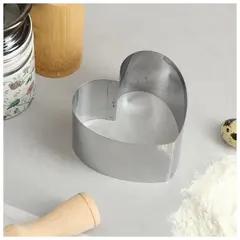 Форма для выпечки и сборки Сердце 13 х 13 см