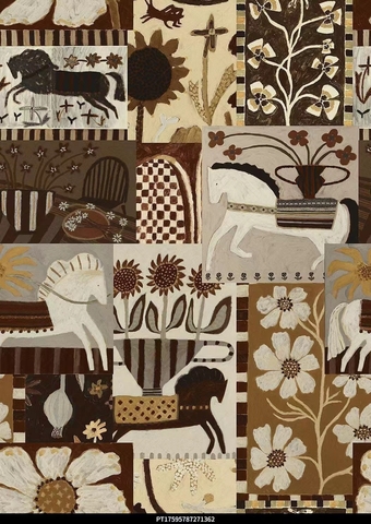 ОТПРАВЛЕНО В ПЕЧАТЬ, ЭТНО ЛОШАДКИ, 100% хлопок