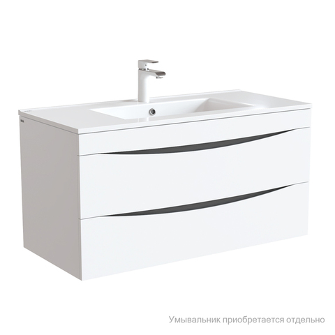 Тумба подвесная IDDIS Cloud, белая, 100 см, CLO10W1i95