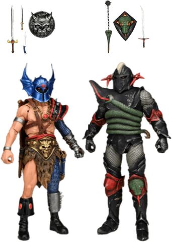 Фигурки Вардьюк и Гримсворд из игры Подземелья и Драконы Ultimate