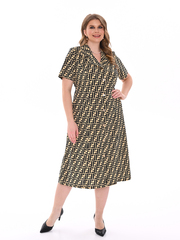 4536 Халат на пуговицах