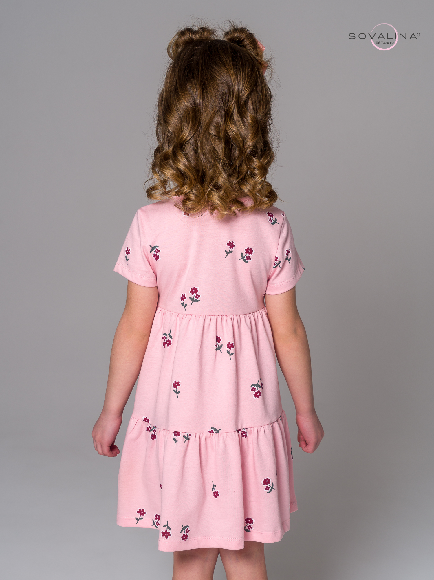 Платье Тия лютики роза