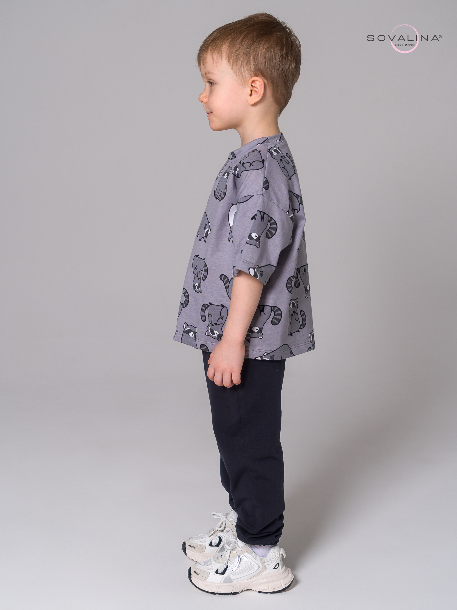 Костюм Daily men енотики серые-антрацит